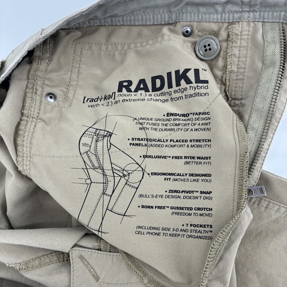 Kuhl Radikl Pants Men 32x36 Brown Stretch Outdoors Active Hike Camp (Fits 32x34) - Picture 5 of 16